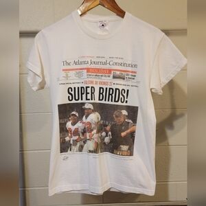 Vintage Atlanta Flacons Newspaper Super Birds Shirt